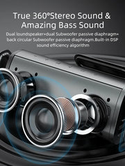 Load image into Gallery viewer, mifa A10+ Portable bluetooth speaker 360° Stereo Sound 20W IPX7 waterproof wireless bluetooth 5.0 speaker 24-Hour Play time