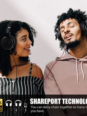 Load image into Gallery viewer, Oneodio Wired Professional Studio Pro DJ Headphones With Microphone Over Ear HiFi Monitor Music Headset Earphone For Phone PC