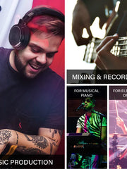 Load image into Gallery viewer, Oneodio Wired Professional Studio Pro DJ Headphones With Microphone Over Ear HiFi Monitor Music Headset Earphone For Phone PC