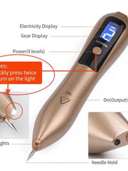 Load image into Gallery viewer, Laser Plasma Pen Freckle Remover Machine LCD Mole Removal Dark Spot Remover Skin Wart Tag Tattoo Remaval Tool Beauty Salon