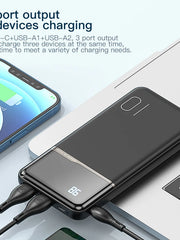 Load image into Gallery viewer, KUULAA Power Bank 10000mAh Portable Charging PowerBank 10000 mAh USB PoverBank External Battery Charger For Xiaomi Mi 9 8 iPhone