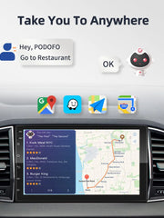 Load image into Gallery viewer, Podofo 8G 128G Car Radio GPS 2 din Android 10.0 Auto Carplay Universal 7&quot; For Volkswagen Nissan Hyundai Toyota Multimedia Player
