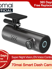 Load image into Gallery viewer, 70mai Car DVR 1S APP English Voice Control 70mai 1S D06 1080P HD Night Vision 70mai 1S Dash Camera Recorder WiFi 70mai Dash Cam